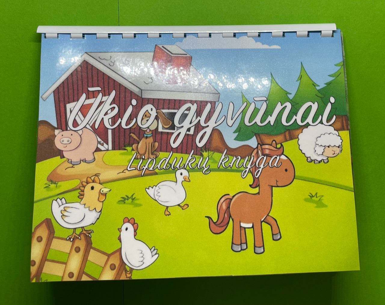 Lavinamoji knygelė “Ūkio gyvūnai”