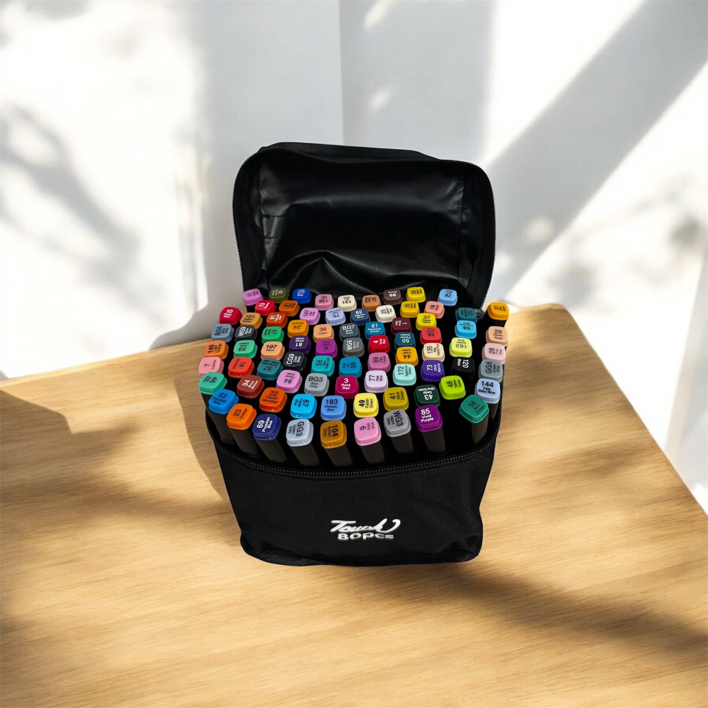 Dvipusiai „Touch“ tipo markeriai 80vnt.